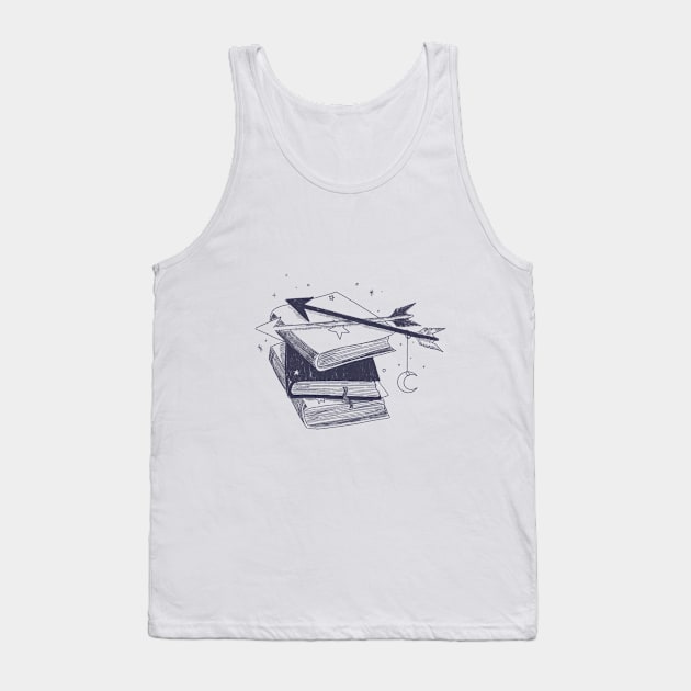 The magic books of a bookworm Tank Top by chezcleophee